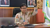 Penandatanganan MoU tentang Surveilans Genom Virus Sars-CoV-2 oleh Menteri Kesehatan RI Budi Gunadi Sadikin dan Menristek Bambang Brodjonegoro pada 8 Januari 2021. (Dok Kementerian Kesehatan RI)