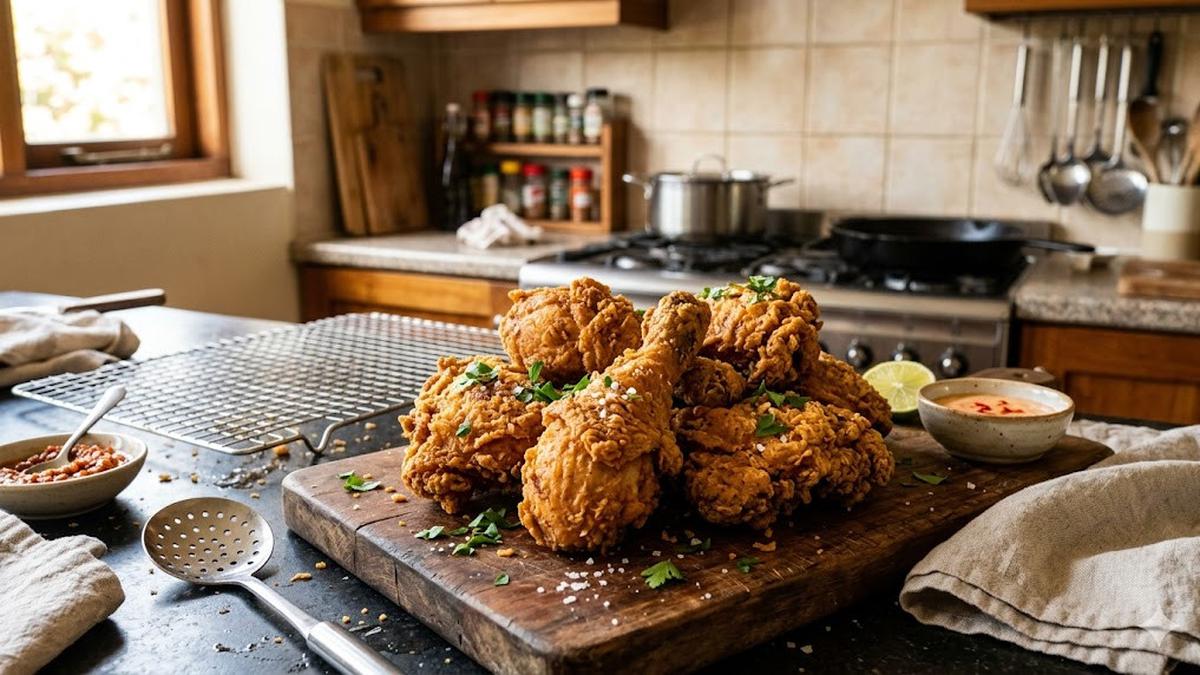 Jangan Pakai Bahan Ini Kalau Tak Mau Ayam Kentaki Cepat Melempem, Tips dari Penjual