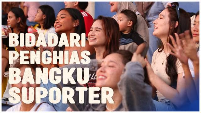 Berita Video, selebritis cantik yang menghiasi bangku suporter dalam Celebrity Trofeo Cup 2023