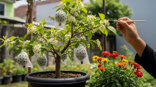 Cara Cegah Rontok Bunga dan Bakal Buah Tabulampot