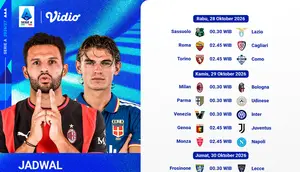 Jadwal Serie A 2026/27: Ujian Konsistensi dan Ancaman Kejutan di Matchweek 9 Saksikan di Vidio