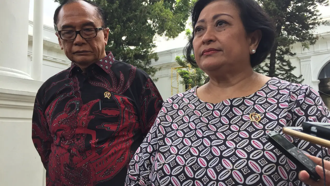 Dewan Pertimbangan Presiden bertemu Presiden Jokowi di Istana Kepresidenan. (Merdeka.com/Titin Supriatin)