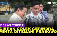 VIDEO: Gibran Balas Komentar Gerindra Minta Ditemani Prabowo