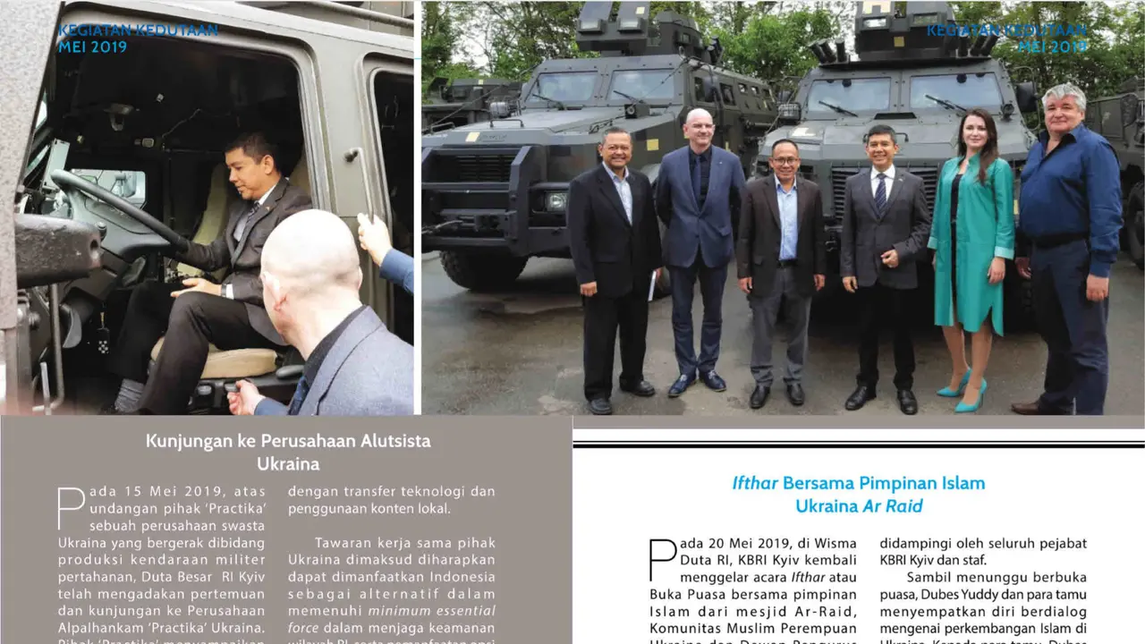 Buku Perjalanan Kerja Tahun Ketiga Dubes RI di Kyiv.