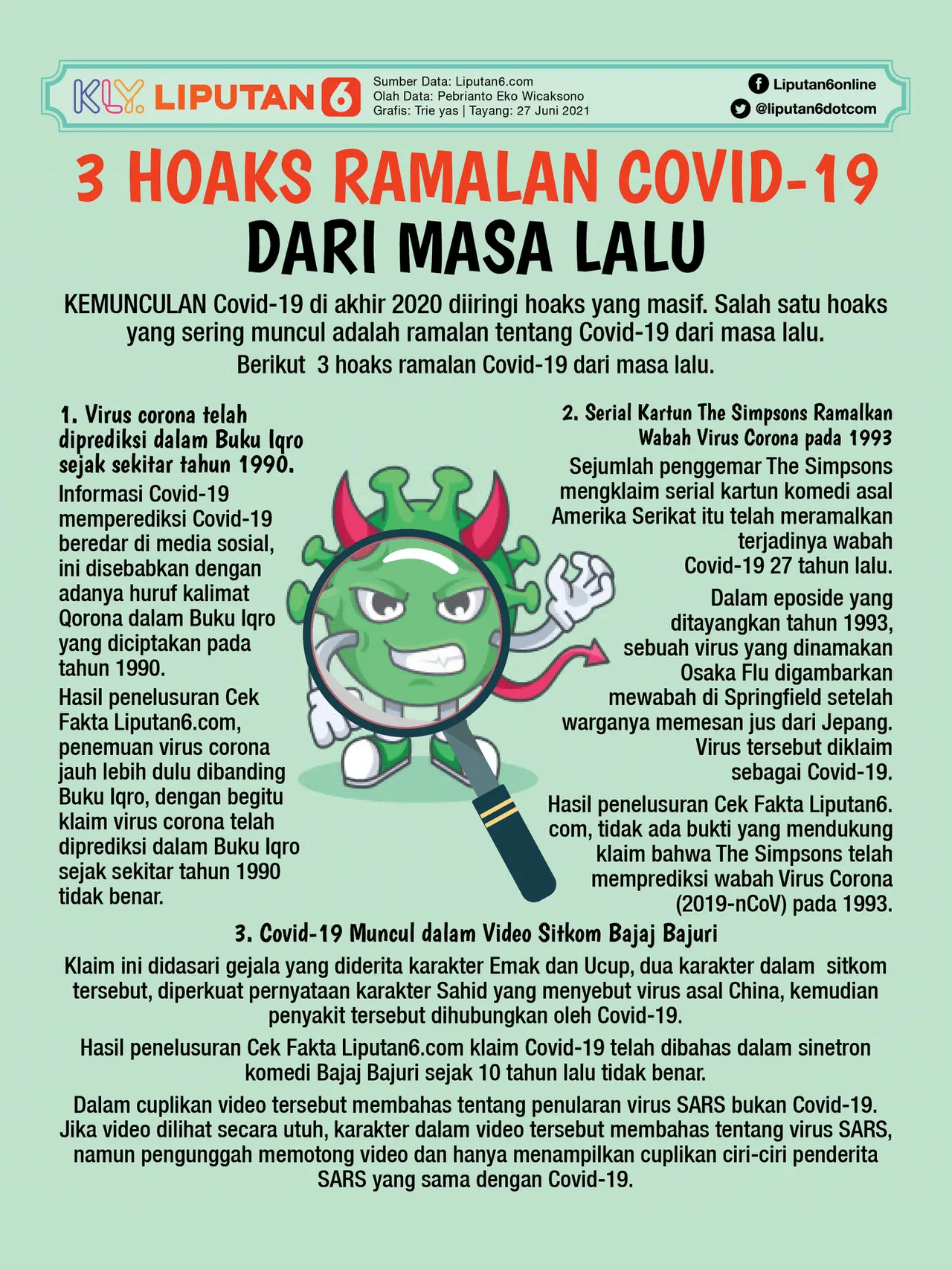 Infografis Cek Fakta Hoaks Ramalan Covid 19 Cek Fakta Liputan6