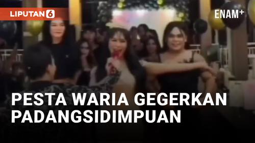 VIDEO: Geger! Pesta Waria di Padangsidimpuan