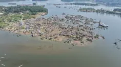 Perkampungan yang Tenggelam di Bendungan Karian Muncul Lagi