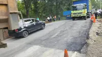 Sempat Ambles, Jalur Cirebon - Bandung via Sumedang Bisa Dilewati
