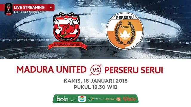 Madura United Vs Perseru Serui