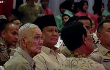 Momen Prabowo dan Try Sutrisno Satu Meja Saat Halalbihalal Purnawirawan TNI/Polri
