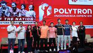 Jumpa pers Indonesia Open 2026 di Hotel Fairmont Jakarta, Senin (1/6/2026). Turnamen bulutangkis Polytron Indonesia Open 2026 (BWF World Tour Super 1000) yang berlangsung di Istora Senayan, Jakarta, pada 2–7 Juni 2026 diikuti total 248 pebulutangkis elite dunia. (Bola.com/M Iqbal Ichsan)