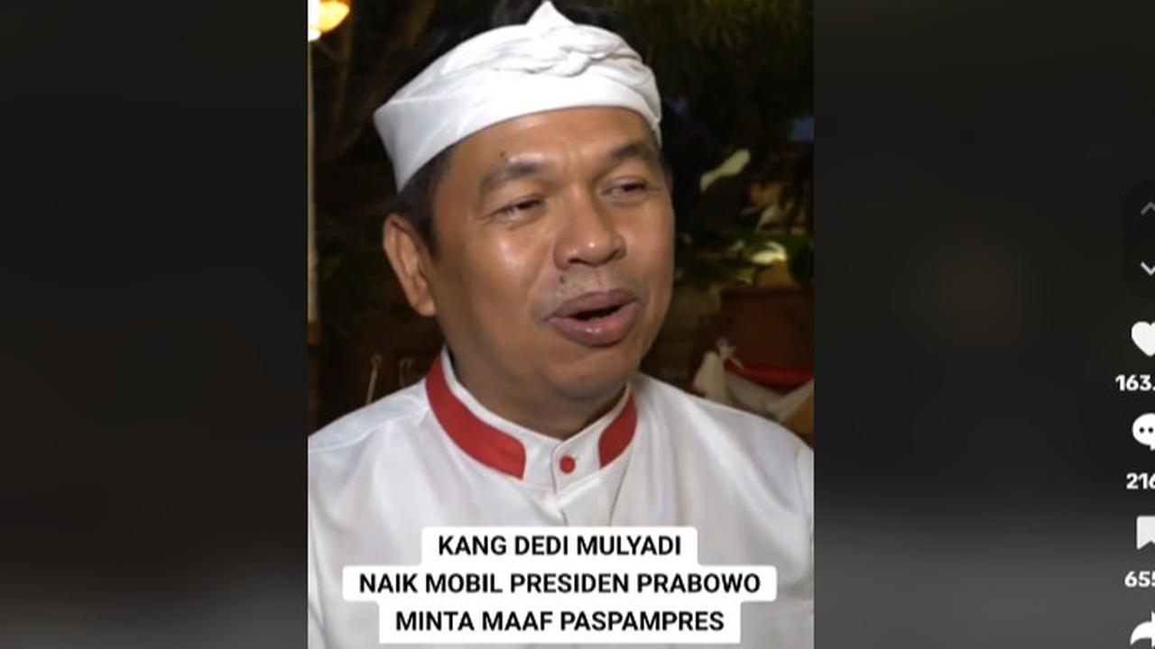 VIDEO: Dedi Mulyadi Minta Maaf ke Paspampres Naik Maung Garuda Usai Pelantikan Prabowo