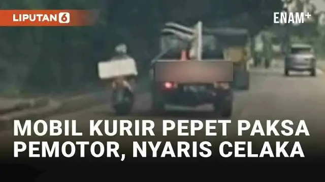 Insiden ketegangan dua pengendara mobil dan motor viral di media sosial. Sopir mobil kurir secara ugal-ugalan memepet pemotor di jalanan Kota Tangerang. Insiden terekam kamera dashboard diduga milik aparat.