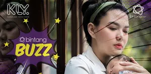 Belum sebulan melahirkan, Vicky Shu sudah melakukan newborn photoshoot untuk sang anak, Abimanyu Manggala