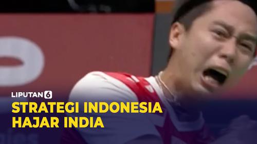VIDEO: Strategi Indonesia Kubur Mimpi India di Final Piala Thomas