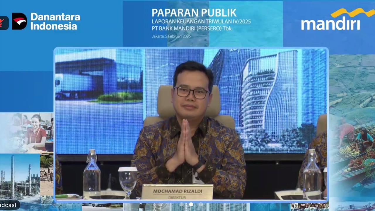 Bank Mandiri Bidik Kredit Tumbuh 2 Digit pada 2026
