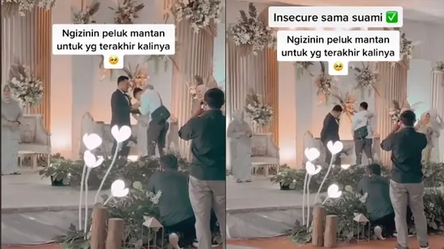 Izinkan Istri Peluk Mantan di Hari Pernikahan, Sikap Mempelai Pria Ini Jadi Sorotan