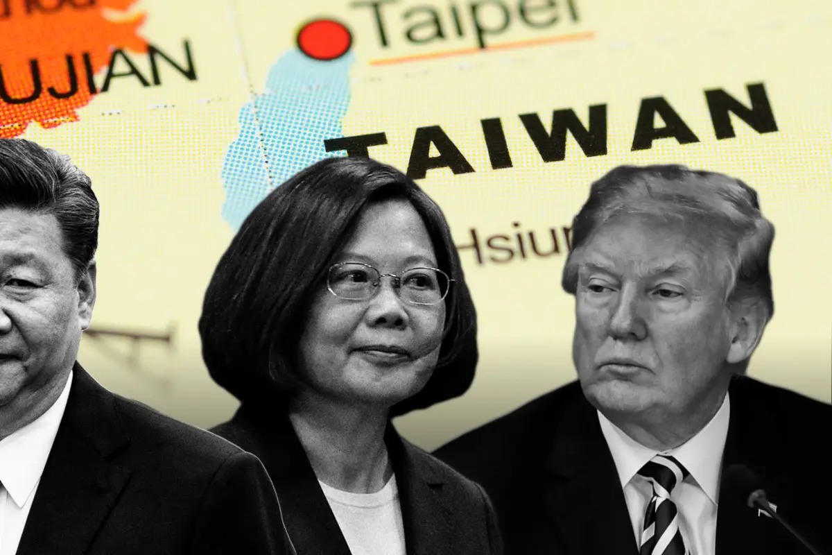 Ilustrasi hubungan China, Taiwan, dan Amerika Serikat (AFP Photo)