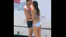 Liam Payne dan kekasihnya, Sophia Smith saat liburan ke pantai Saint Jean Cap Ferrat, di Prancis, (30/7/14). (Dailymail)