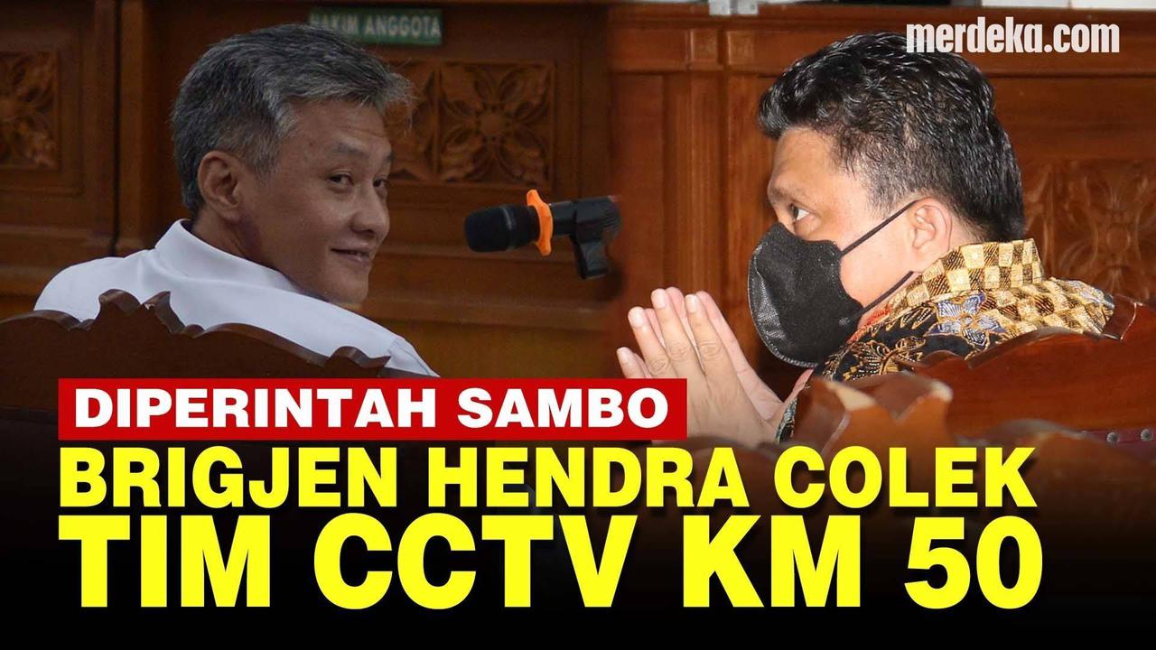 VIDEO: Brigjen Hendra Colek Polisi Tim KM 50 Bereskan CCTV di Kompleks Rumdin Sambo
