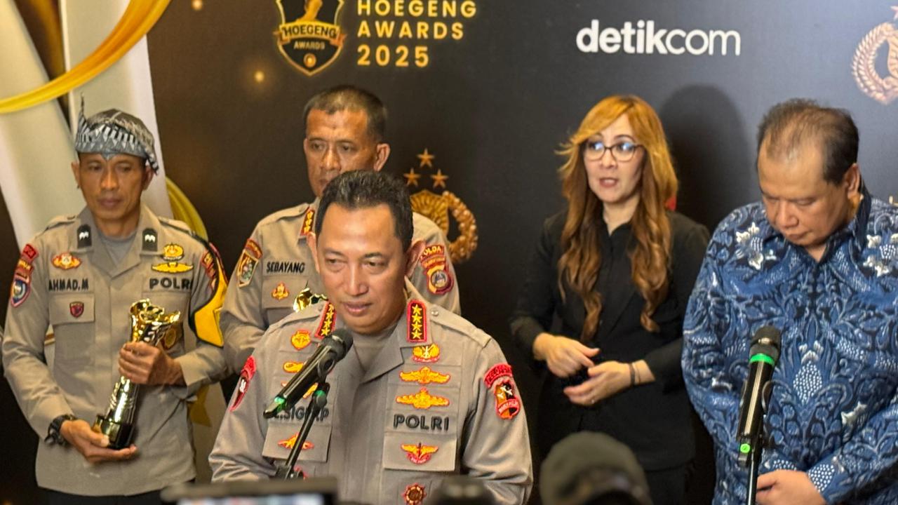 Kapolri Tegaskan Komitmen Reformasi dan Pelayanan Terbaik dalam Hoegeng Awards 2025