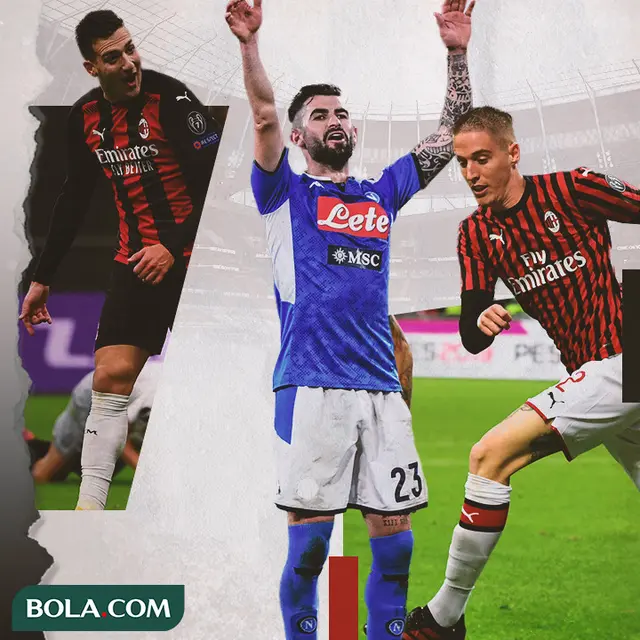Diogo Dalot, Elseid Hysaj dan Andrea Conti