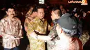 Kamis (27/03/14), Prabowo Subianto disambut hangat oleh para purnawirawan pejuang TNI-Polri (Liputan6.com/Helmi Fithriansyah) 