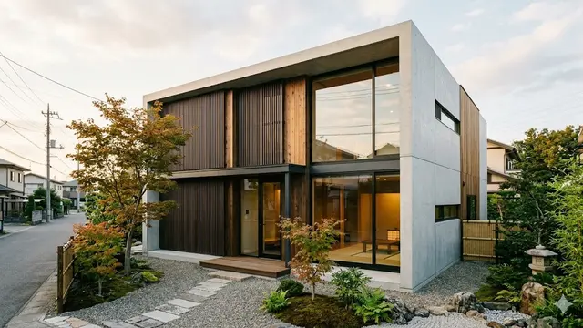 Model Rumah Kotak Ala Jepang