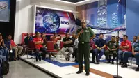 Kepala Penerangan (Kapuspen) TNI, Mayjen Sisriadi mengatakan banyak akun media sosial yang mencatut nama dan logo TNI. (Liputan6.com/Delvira Hutabarat)