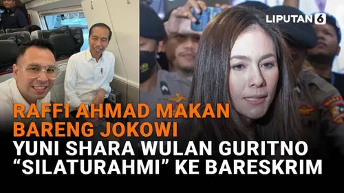Raffi Ahmad Makan Bareng Jokowi, Yuni Shara Wulan Guritno "Silaturahmi" ke Bareskrim