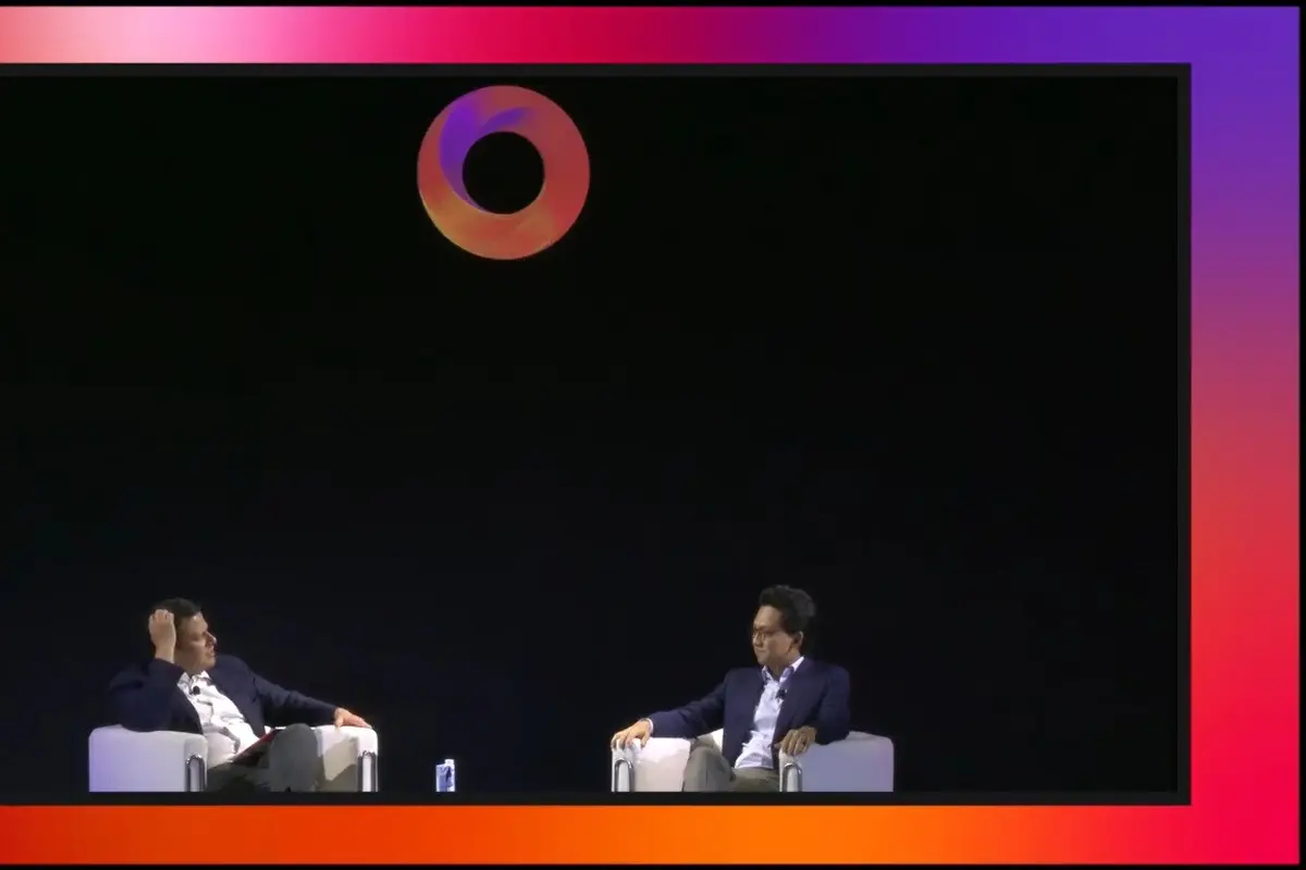 CEO Emtek, Alvin Sariaatmadja berkesempatan untuk menjadi salah satu pembicara dalam APOS Summit di Singapura, Kamis (29/9/2022). (Tangkapan layar: Benedikta Miranti)