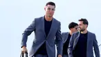 Cristiano Ronaldo dan sejumlah pemain Timnas Portugal baru saja mendarat di Bandara Internasional Palm Beach, Florida, Amerika Serikat, pada Jumat (12/06/2026) waktu setempat. (AFP/Getty Images/Leonardo Fernandez)