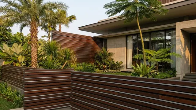 Model Pagar Garis Horizontal