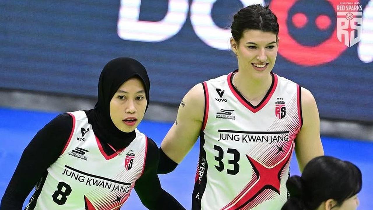 Hasil Final 1 Korean V League 2024/2025: Red Sparks Kalah dari Pink Spiders
