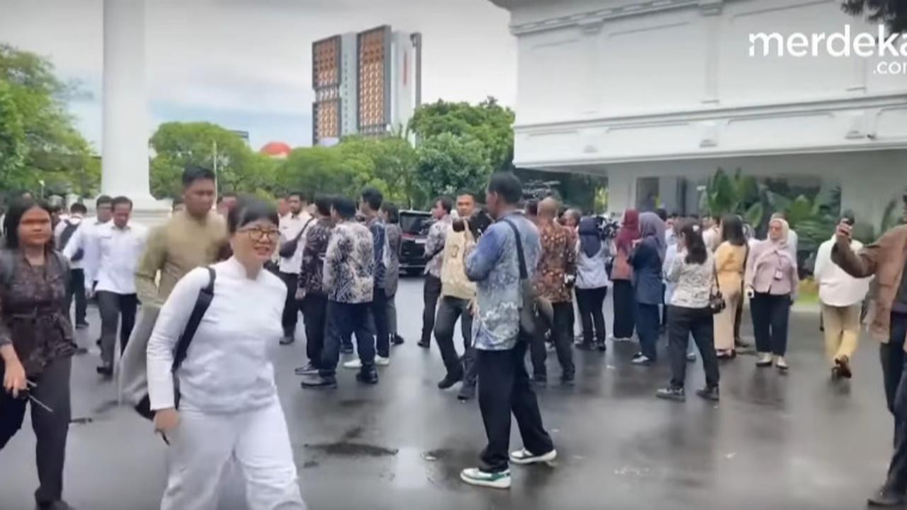 Penampilan Bersahaja Prof Stella Bawa Tas Ransel Bareng Staf Ikut Sidang Kabinet
