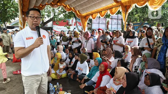 Bersama Istrinya Atalia Praratya, Cagub DKI Jakarta Nomor Urut 1 Ridwan Kamil Berkampanye di Empat Pulau
