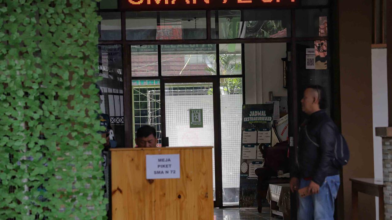FOTO: Pascaledakan, SMAN 72 Jakarta Gelar Belajar Daring