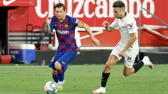 Banyak Peluang Gol, Barcelona Ditahan Imbang Sevilla