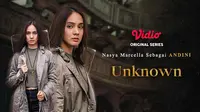 Nasya Marcella berperan sebagai Andini di Vidio original series Unknown. (Dok. Vidio)