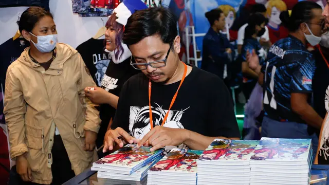 Sweta Kartika, Script Writer dan Ide Cerita Batavia Pictures di acara Indonesia Comic Con 2022. (ist)