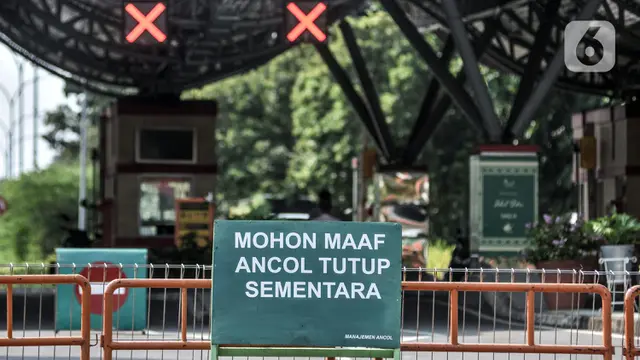 FOTO: Wisata Ancol Ditutup 2 Hari Imbas Kerumunan