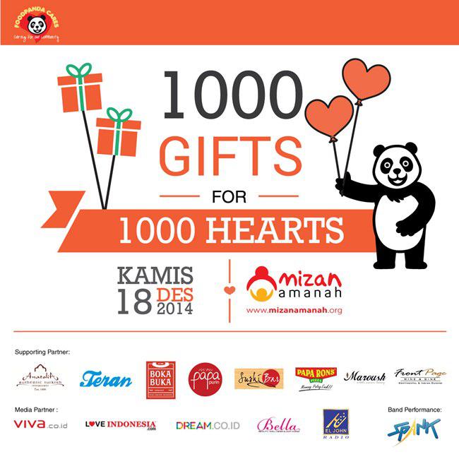 Program CSR foodpanda Cares: 1000 Gifts for 1000 Hearts | foto: copyright vemale/yuni