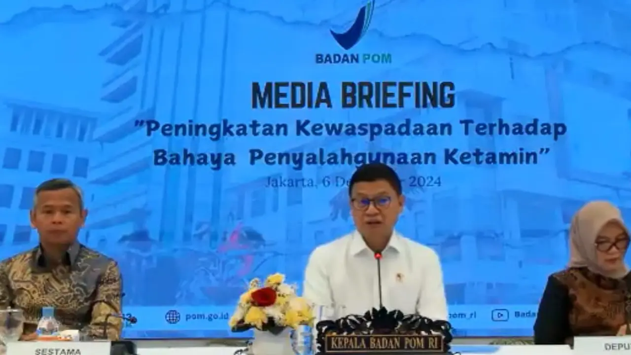 Badan Pengawas Obat dan Makanan Republik Indonesia (BPOM RI) mengusulkan ke Kementerian Kesehatan RI untuk memasukkan ketamin masuk dalam psikotropika.