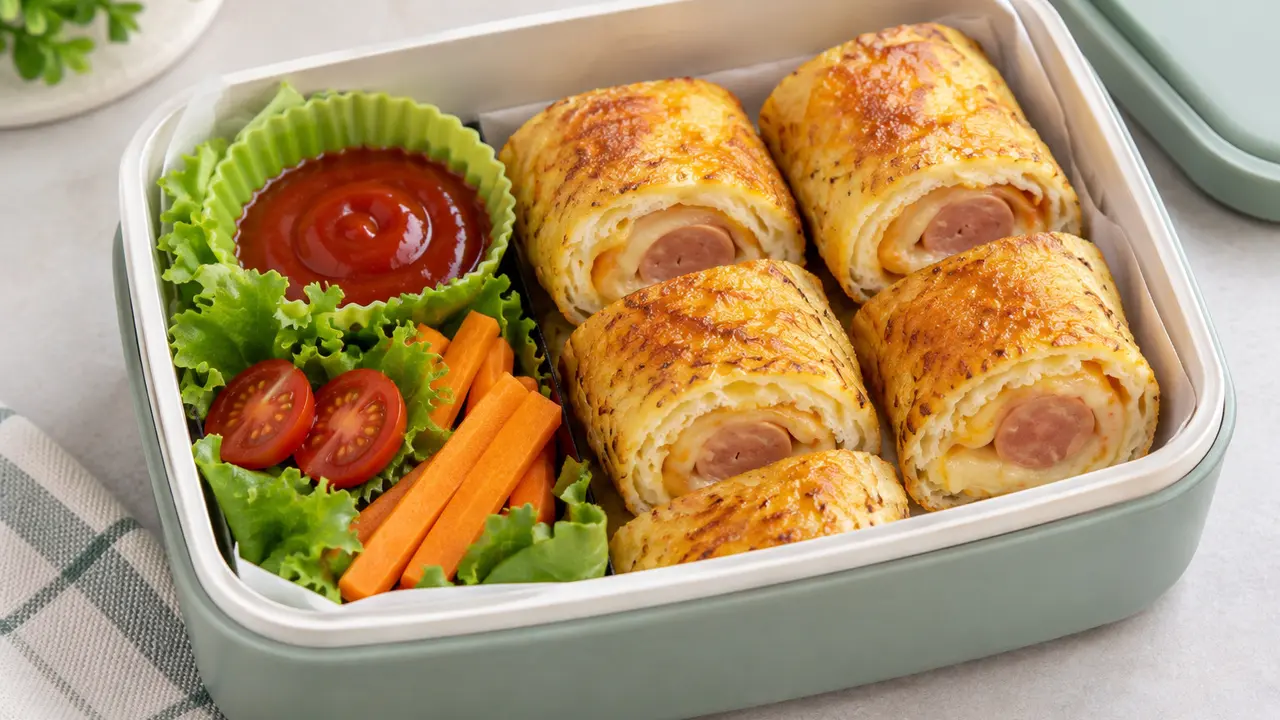 Resep Sandwich Gulung Sosis Keju yang Praktis untuk Bekal
