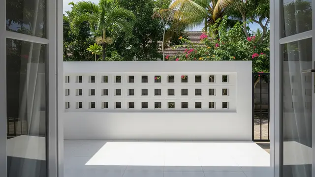 Model Pagar Rumah Kecil Warna Netral Biar Terlihat Lega Desain Roster Minimalis