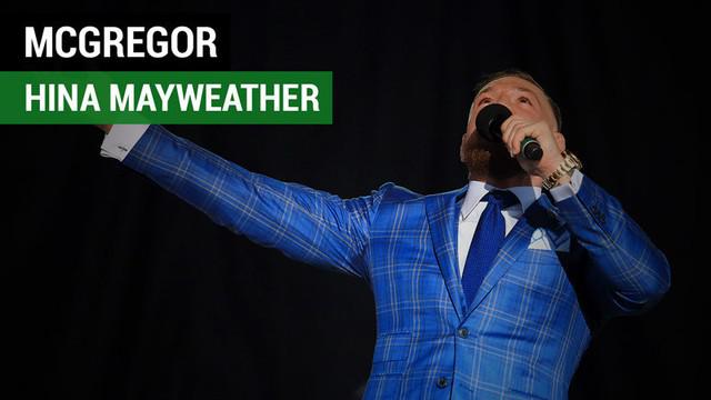 Berita video petarung Mixed Martial Arts (MMA), Conor McGregor, bersama penonton menghina lawannya Floyd Mayweather saat konferensi pers.
