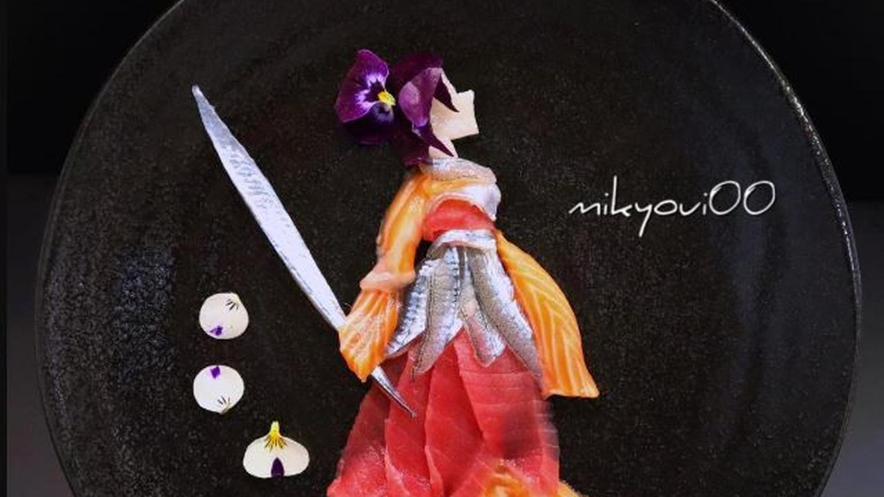 Cantiknya Putri-Putri Disney dalam Seni Menata Sashimi
