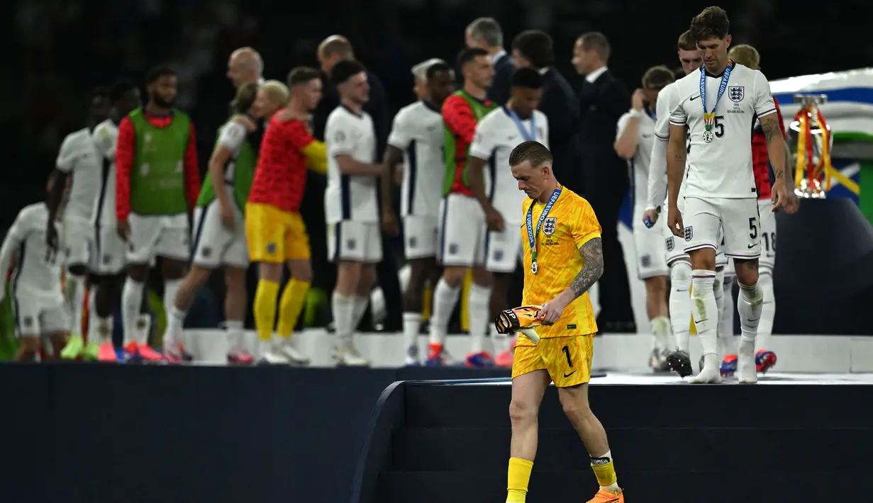 Kali terakhir Inggris meraih gelar pada Piala Dunia 1966 atau 58 tahun lalu. (INA FASSBENDER/AFP)