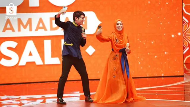 Penampilan Syahdu dan Romantis Lesti Kejora & Rizky Billar di TV Show Shopee Big Ramadan Sale
