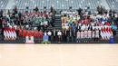 <p>Presiden Republik Indonesia, Joko Widodo (tengah) memberikan sambutan saat acara peresmian Indonesia Arena pada Senin (07/08/2023) di Senayan, Jakarta. (Bola.com/Bagaskara Lazuardi)</p>